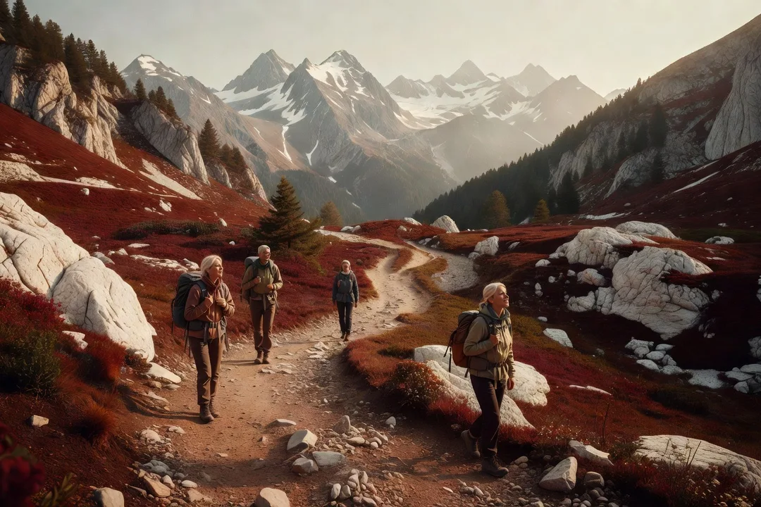 Le Parc National des Écrins, un terrain de jeu exigeant pour les couples randonneurs expérimentés.