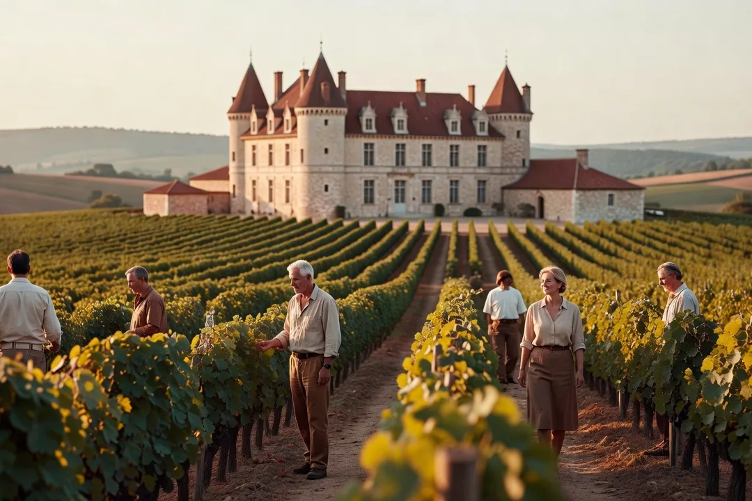 Les vignobles du Val de Loire, à quelques minutes des châteaux emblématiques de la région.